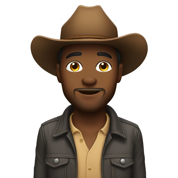34year old man wearing cowboy hat emoji