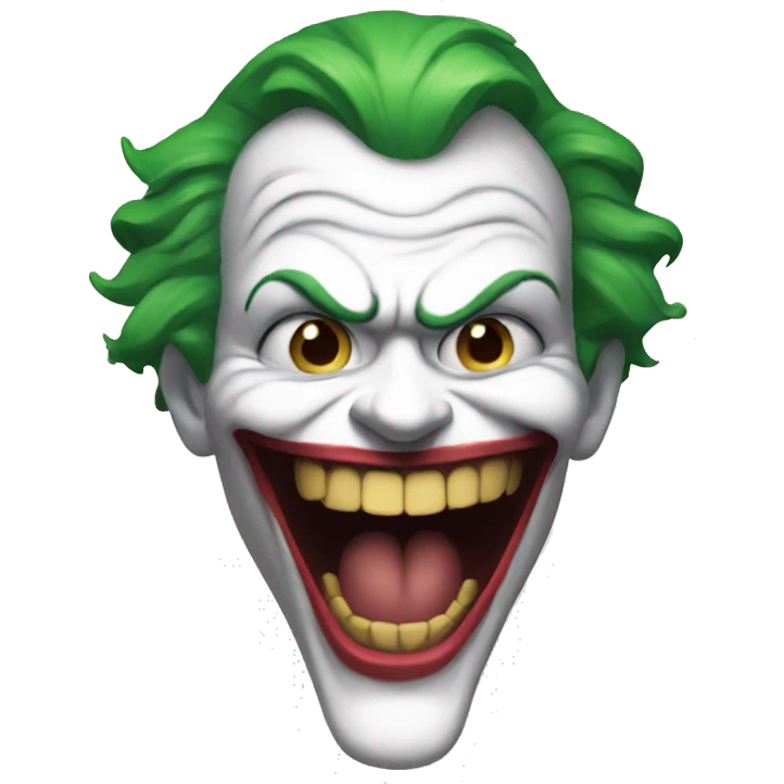 freaky smile joker emoji