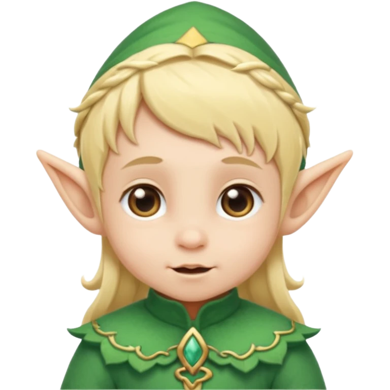 baby elf blonde hair emoji