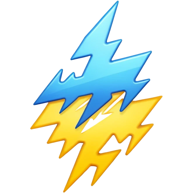 Lightning emoji