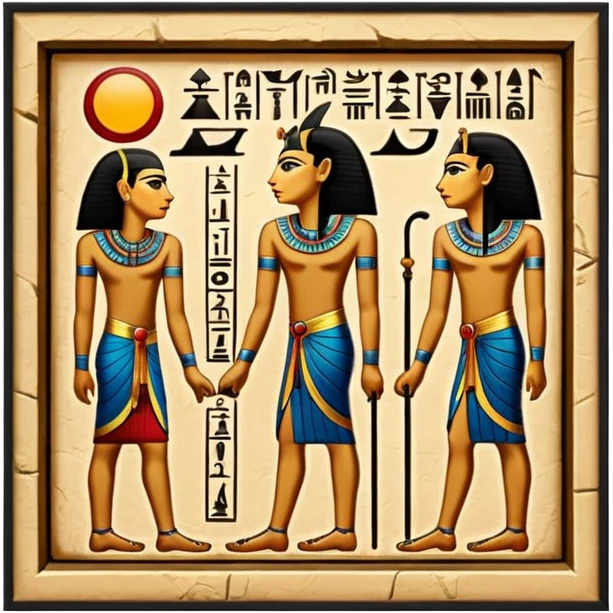 egypt wall art emoji