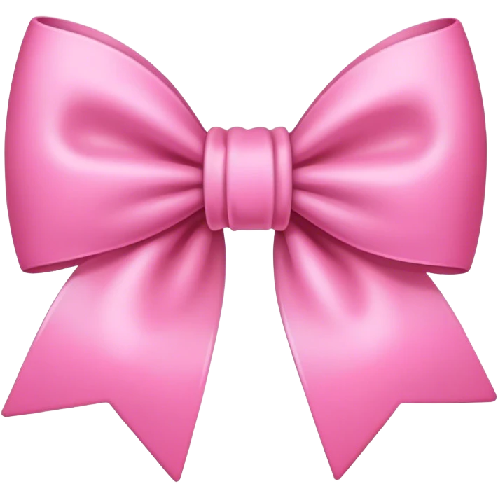 Cute pink bow emoji