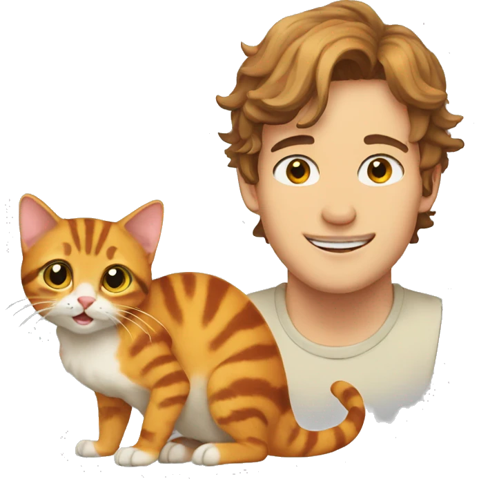 Newt with a cat emoji