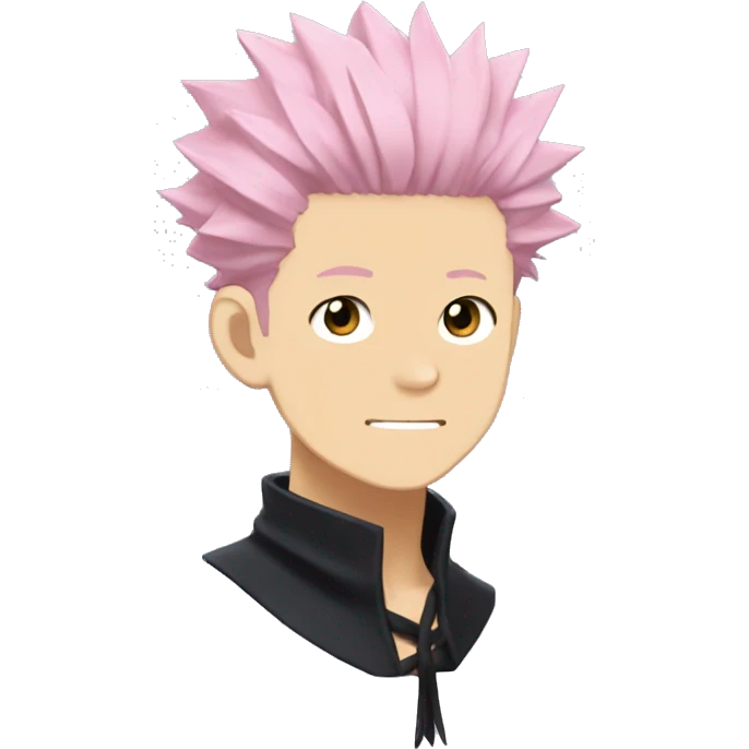 sukuna de jujutsu kaisen cabelo rosa  emoji