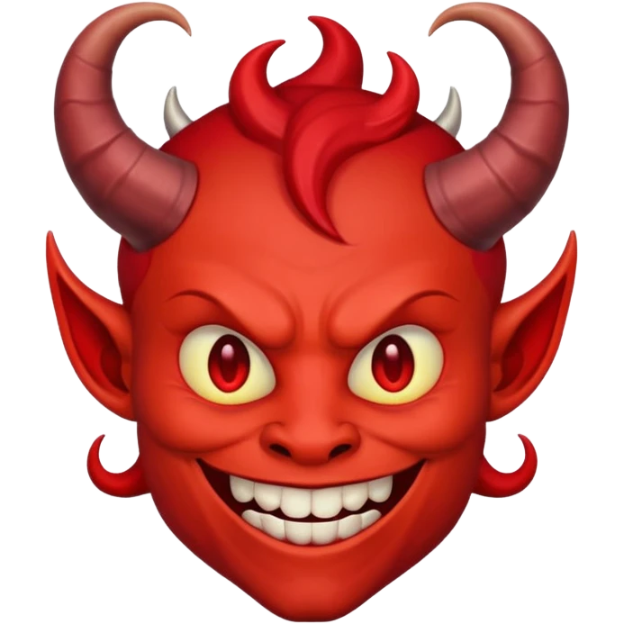 a red demon emoji like this😈 emoji
