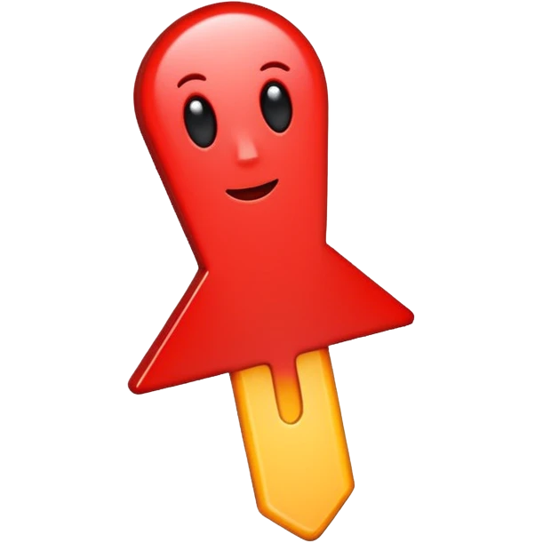 exclamation mark full red no face emoji