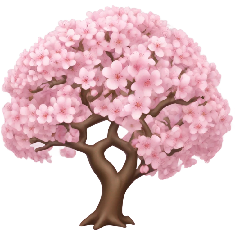 pink cherry blossom tree emoji