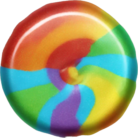 rainbow lolli without stab emoji