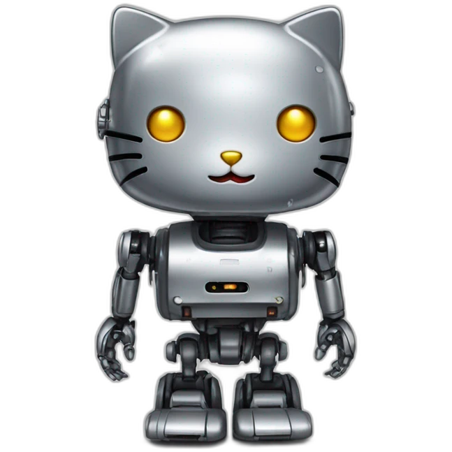 Hello kitty T800 robot emoji