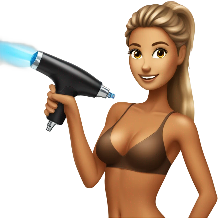 Master of spray tanning emoji
