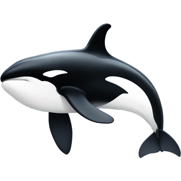 Orca whale emoji