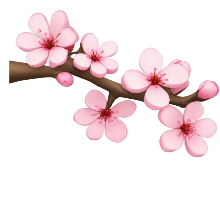 sakura branch emoji