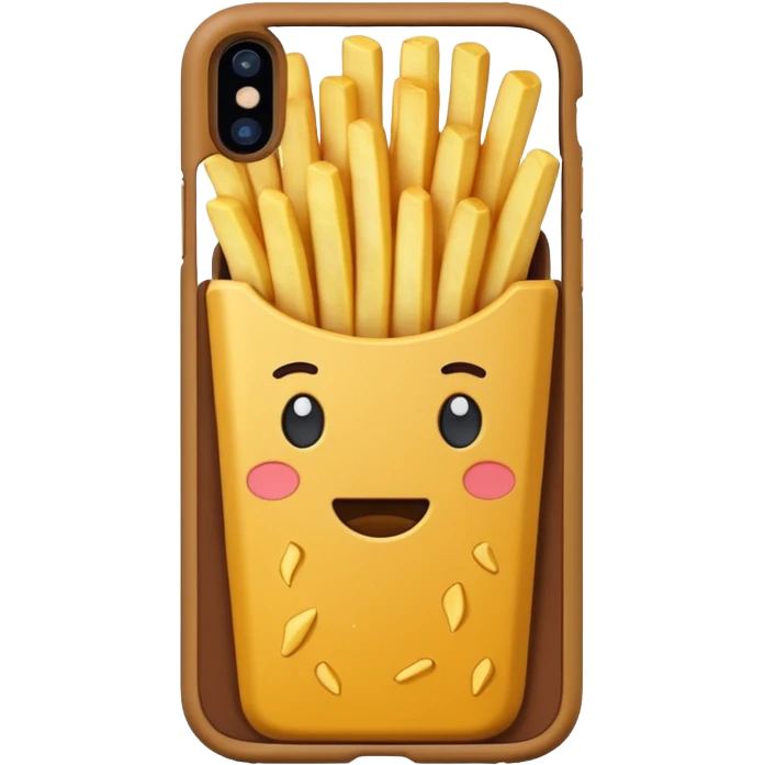 чехол для Iphone картопля фрі emoji