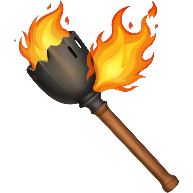 Fire torch emoji