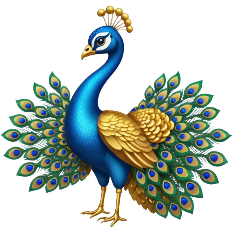 Murugan vel emoji with peacock emoji