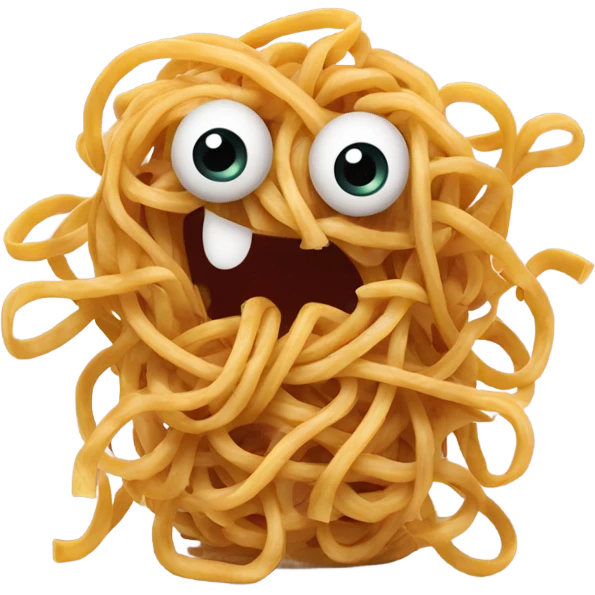  naughty Noodle monster  emoji