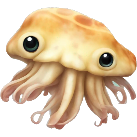 cute cuttlefish emoji
