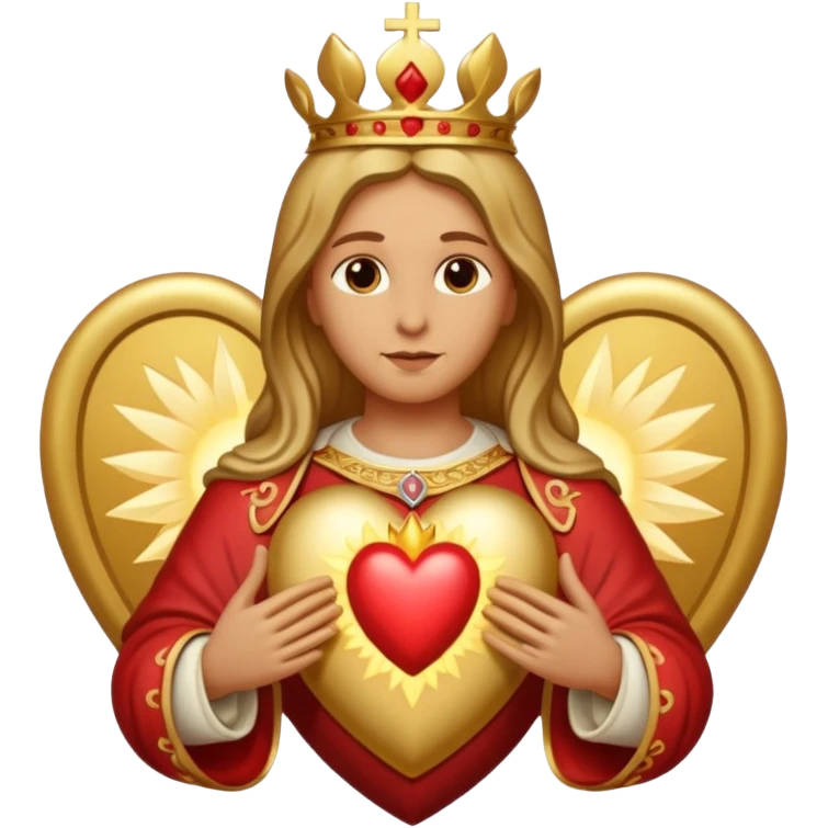sacred heart emoji