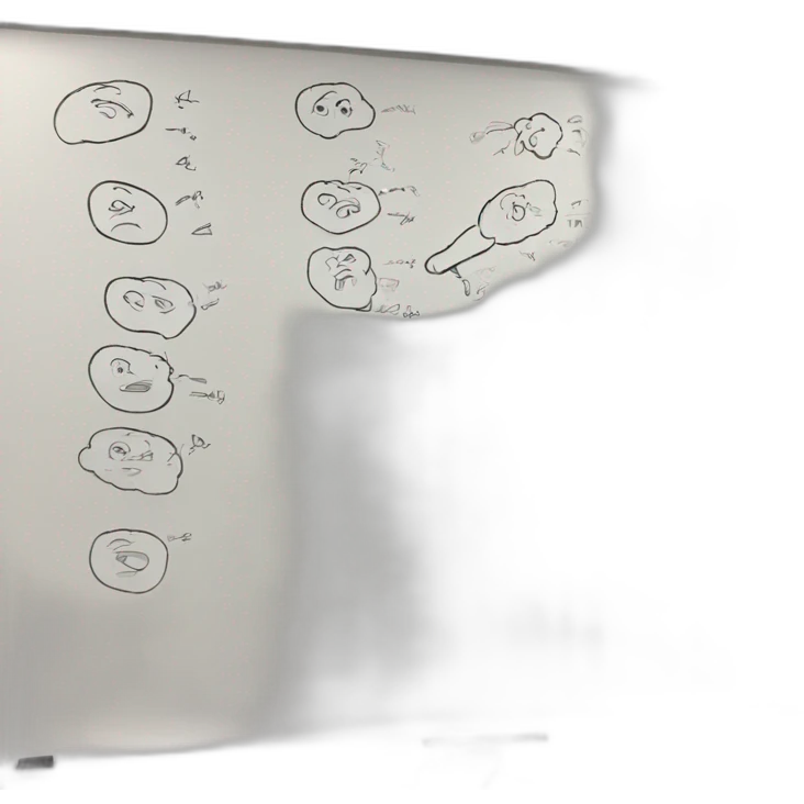 white board brainstorm emoji