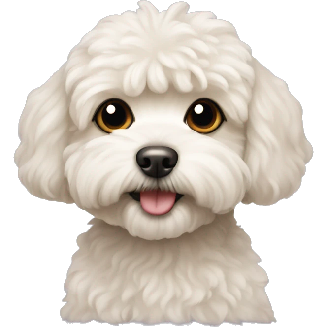 Maltipoo dog emoji