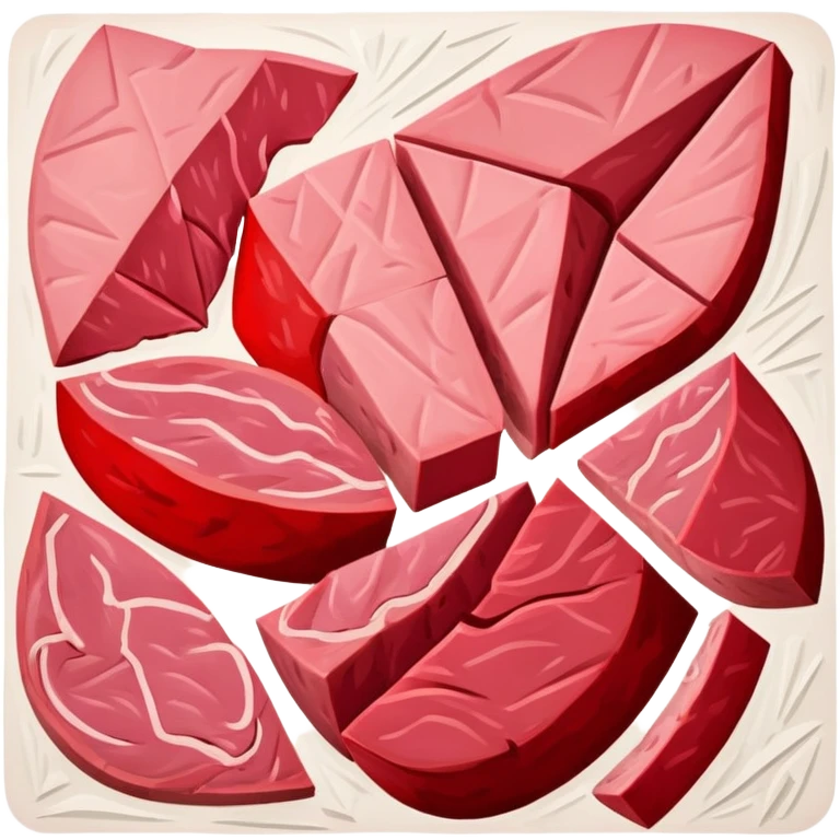 picasso abstract art SPAM MEAT painting emoji