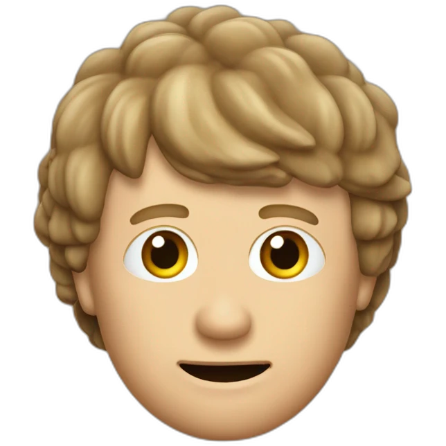 Keith Chegwin's acorn emoji