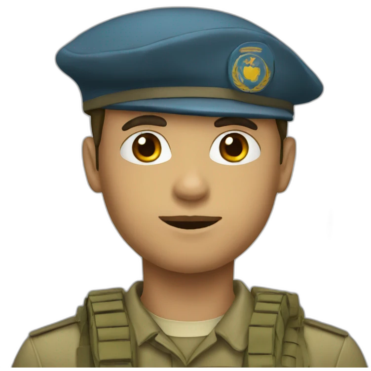 Un soldat emoji