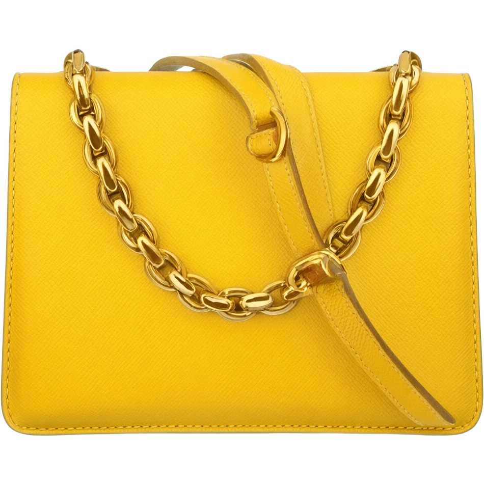 yellow matte kelly hermes bag emoji