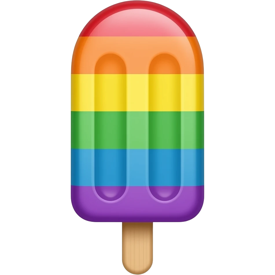 rainbow popsicle emoji emoji