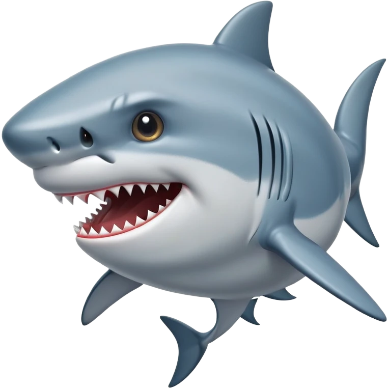 Crying shark  emoji