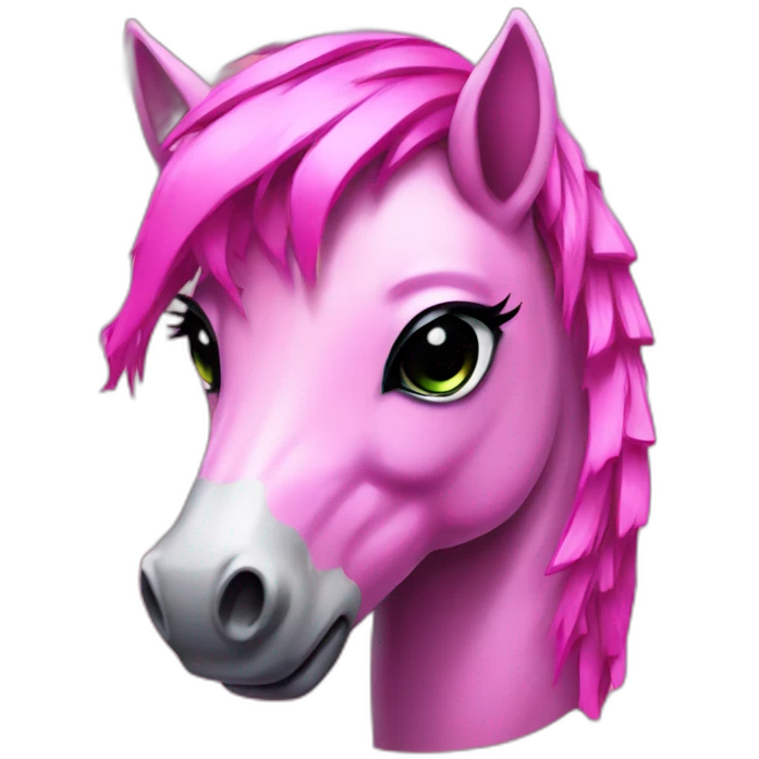 pink pony cyberpunk emoji