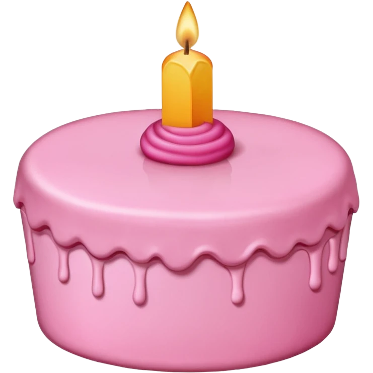 pink cake emoji