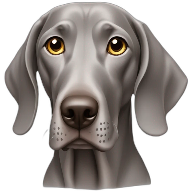 weimaraner emoji