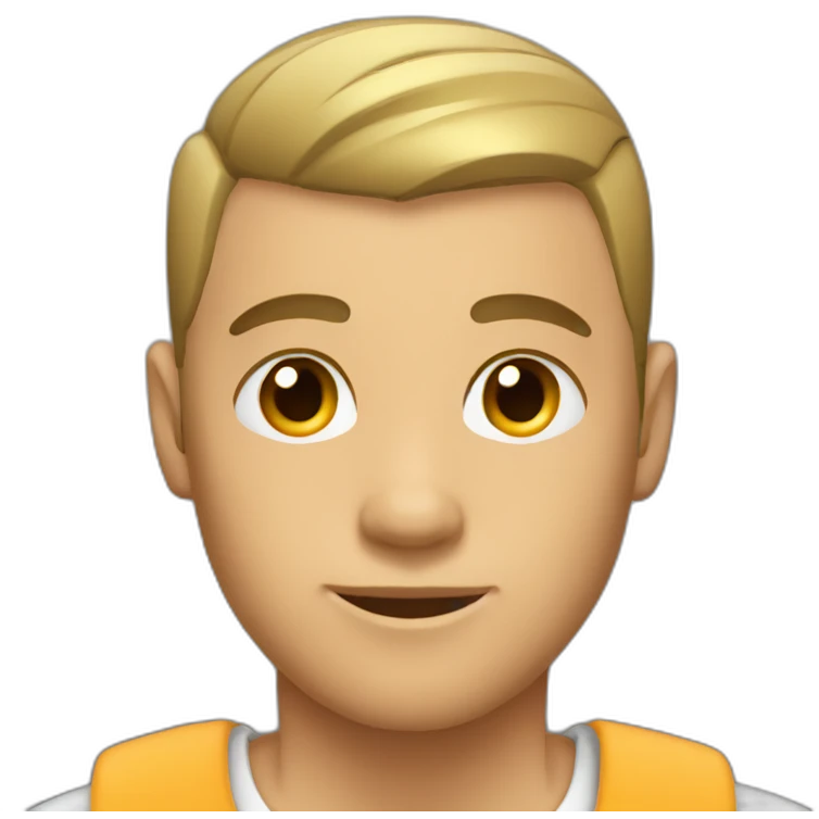 male with high fade buzzcut emoji