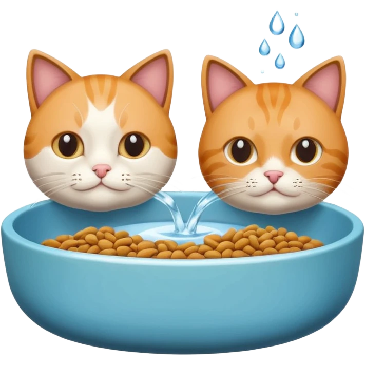 Cat's Food and Water emoji