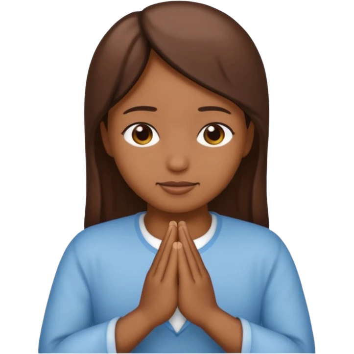 an emoji of hands join in prayers emoji