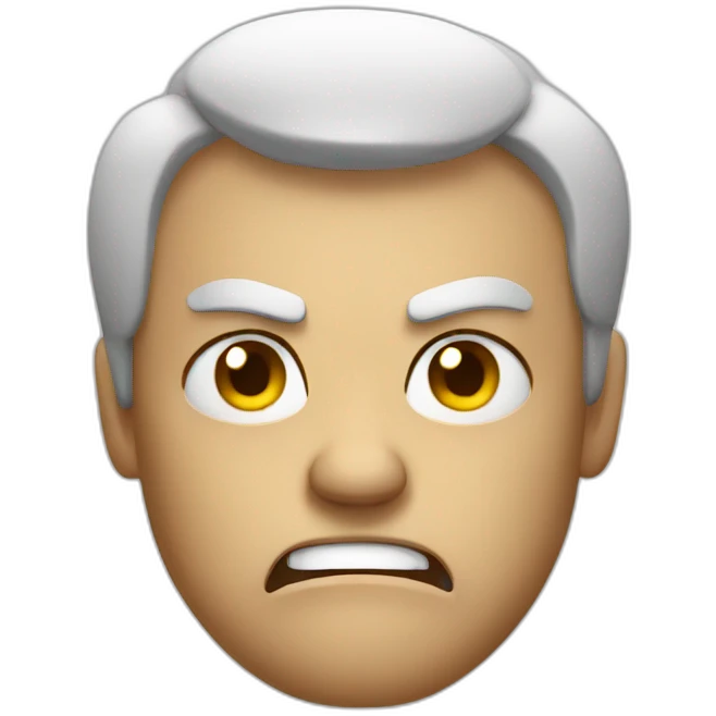 angry-person emoji