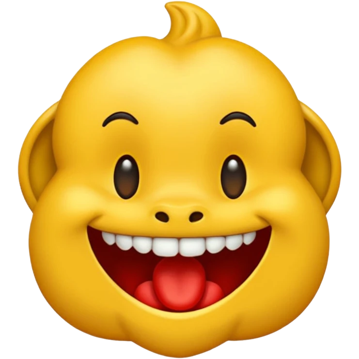 faça um emoji de uma onça com um pequeno laço vermelho emoji