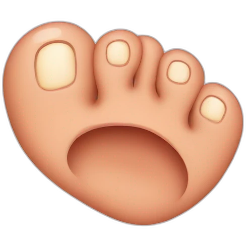 toe emoji