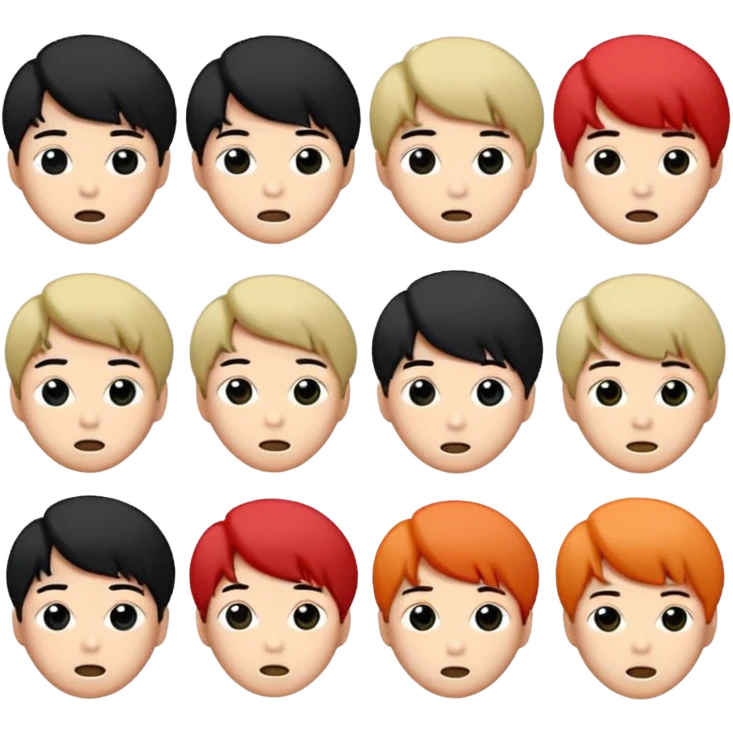 Puedes crear unos emoticonos de la banda de kpop BTS de su logo y el de Army emoji