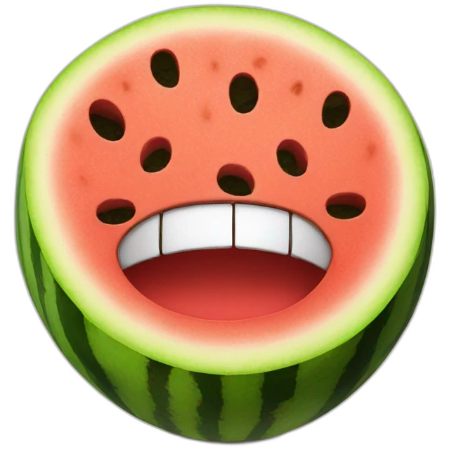 grilled-watermelon emoji