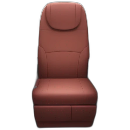 Single Business Class seat airplane emoji