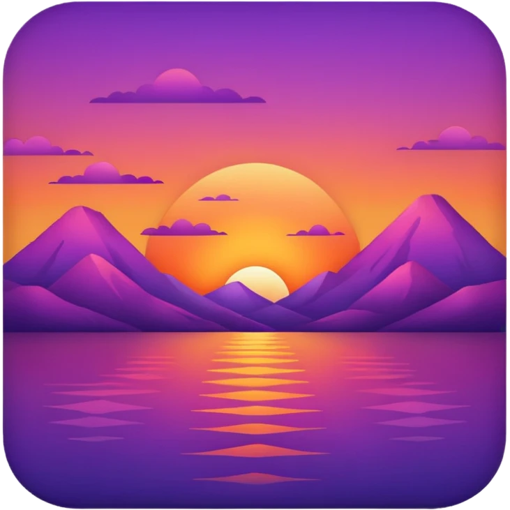 Sunset emoji