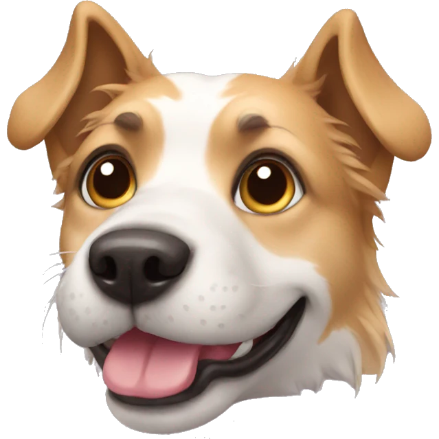 Dog with starwhat emoji