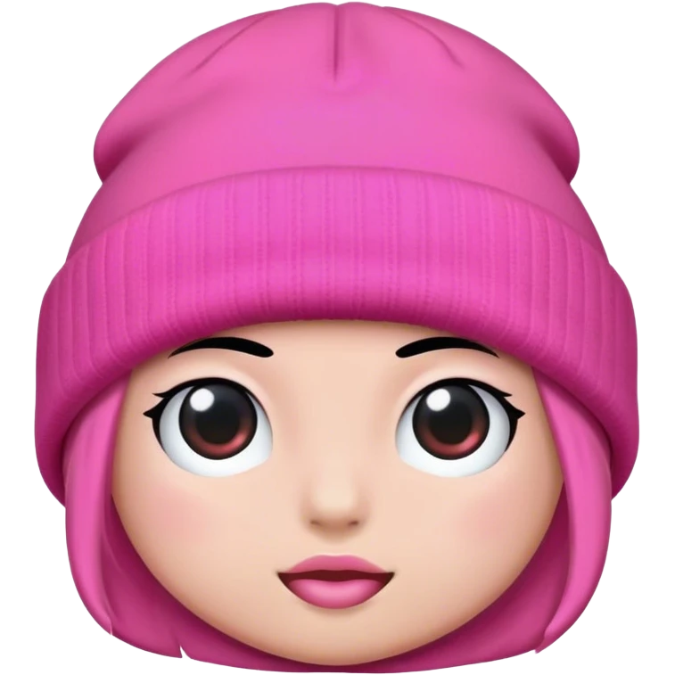 Pink Beanie emoji