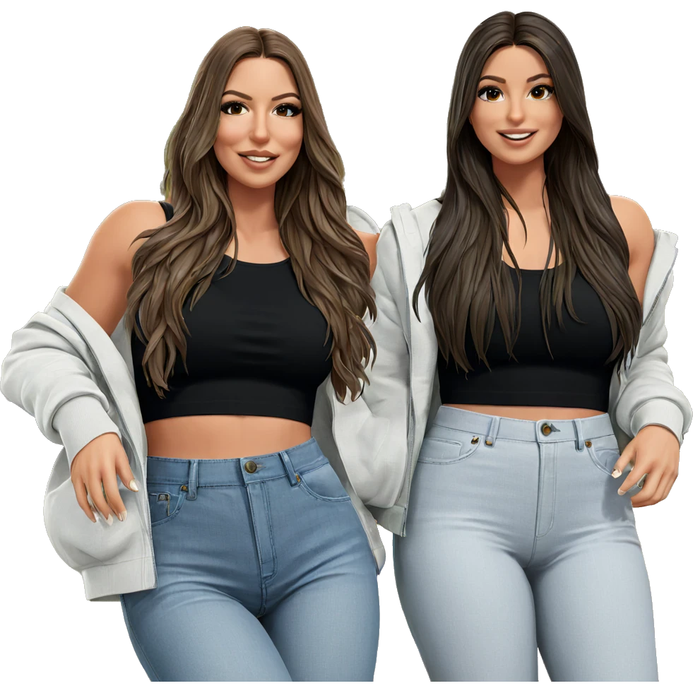 friends enjoying outdoors together emoji