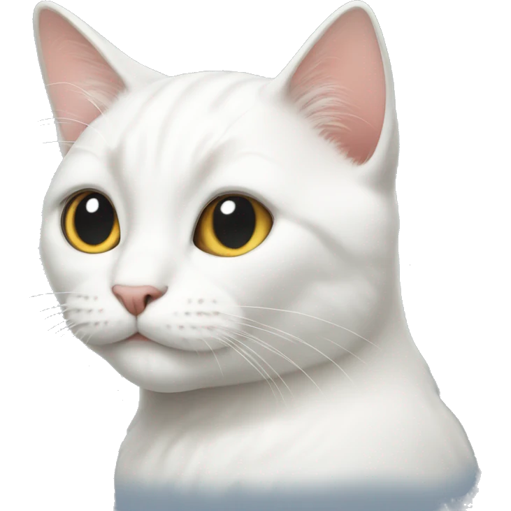 White cat emoji