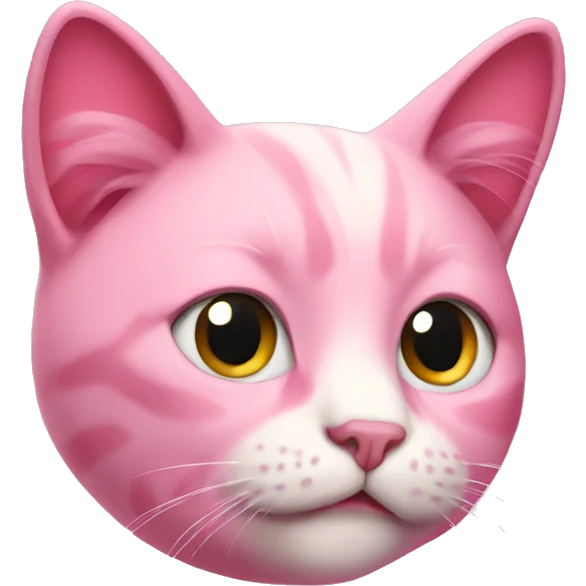 Pink cat  emoji