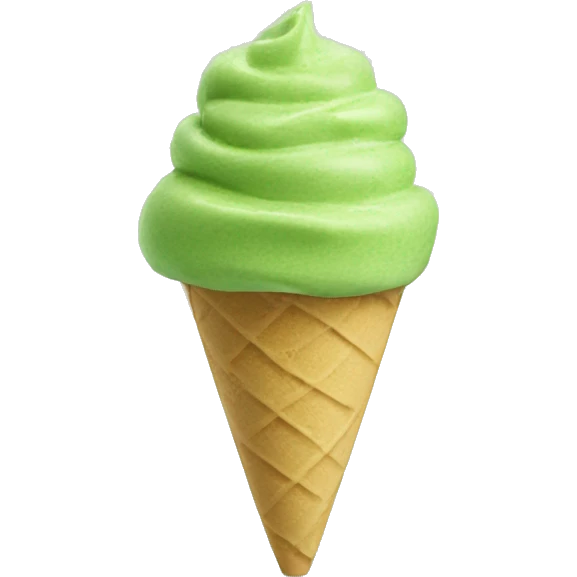 Matcha gelato emoji