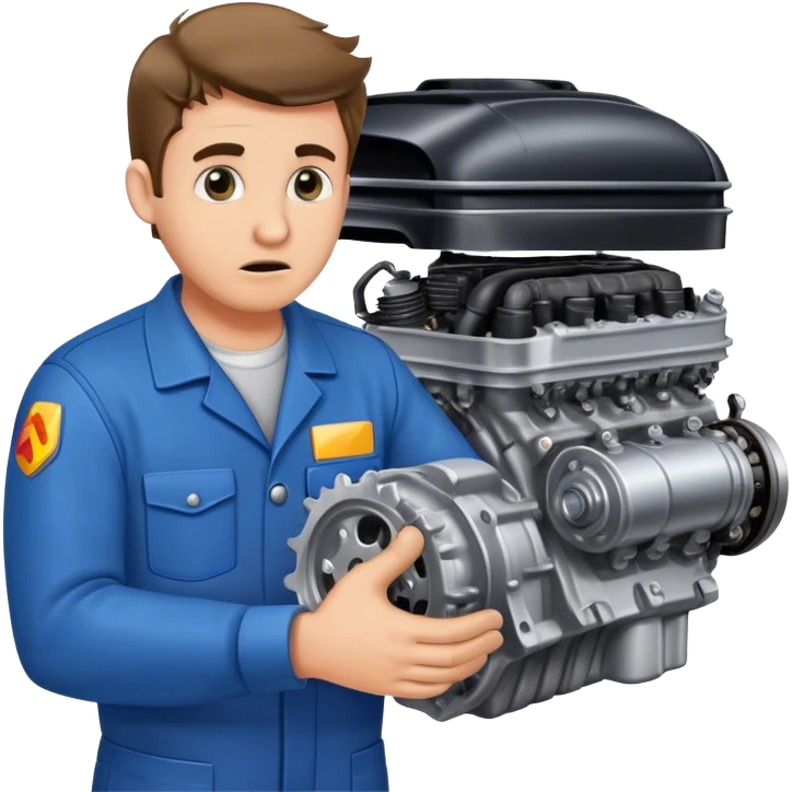 Confused mechanic  emoji